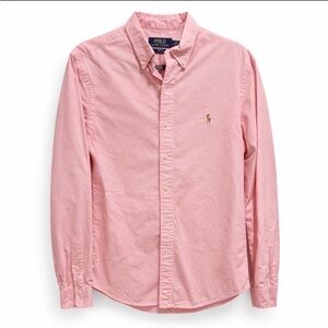 Men’s Polo Ralph Lauren Pink Oxford Button Down Shirt Slim Fit. New. Size S.